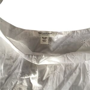 BeachLunchLounge Ivory Embroidered Top size (2xl) NWT